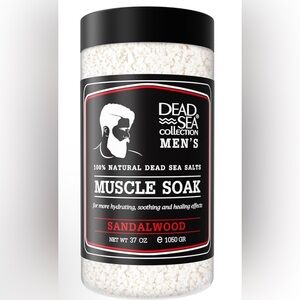 Men's Sandalwood Muscle Soak - Black and Red